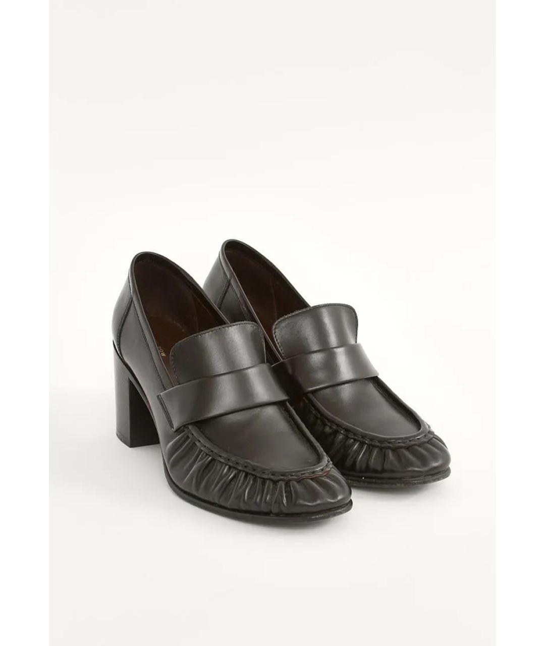THE ROW Коричневые кожаные туфли, фото 2