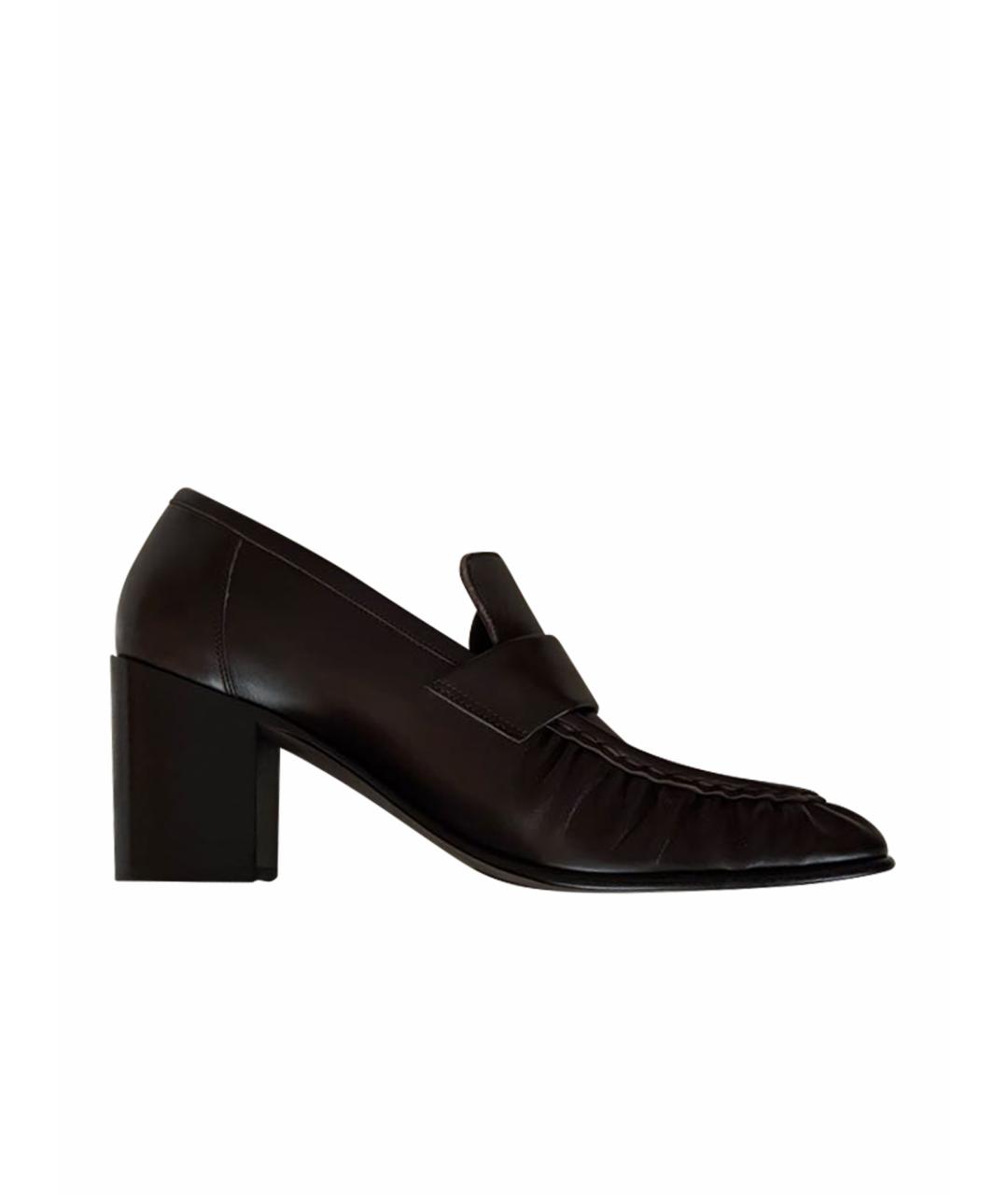 THE ROW Коричневые кожаные туфли, фото 1