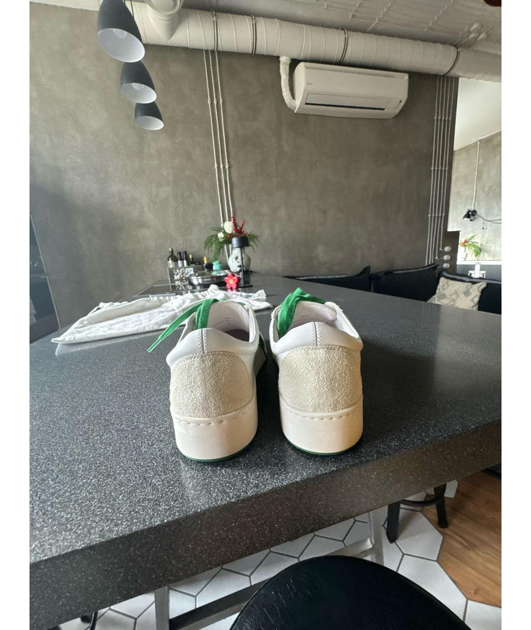 THE ROW Белые кожаные кеды, фото 4