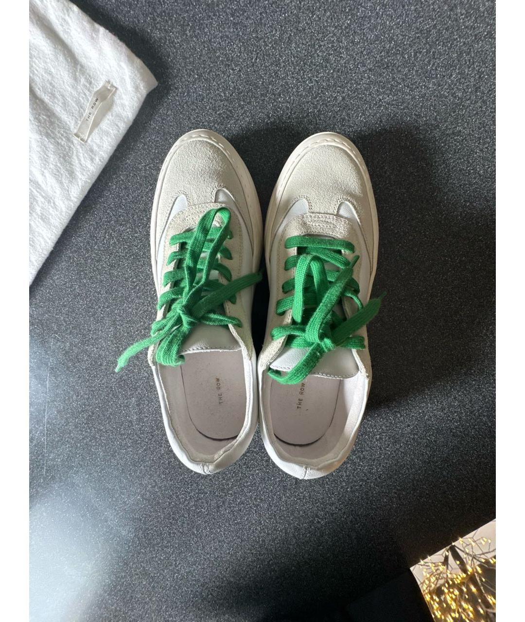 THE ROW Белые кожаные кеды, фото 3