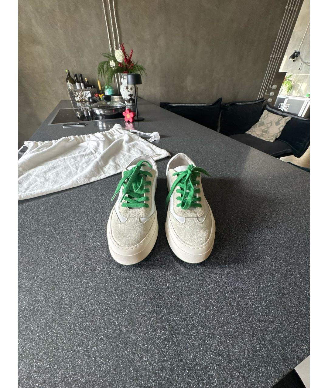 THE ROW Белые кожаные кеды, фото 2