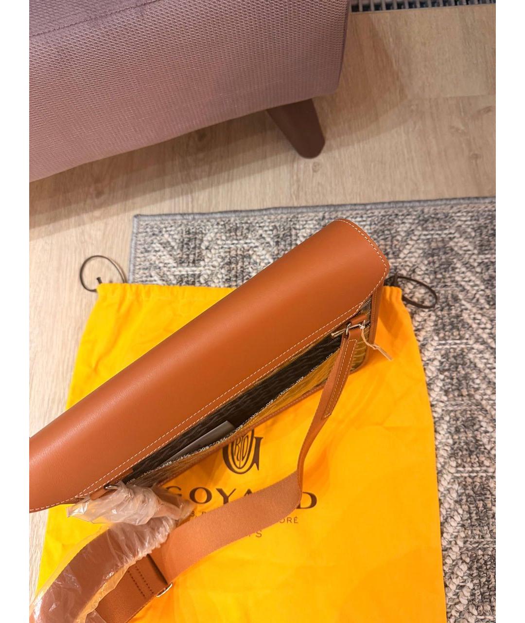 GOYARD Коричневая сумка на плечо, фото 8