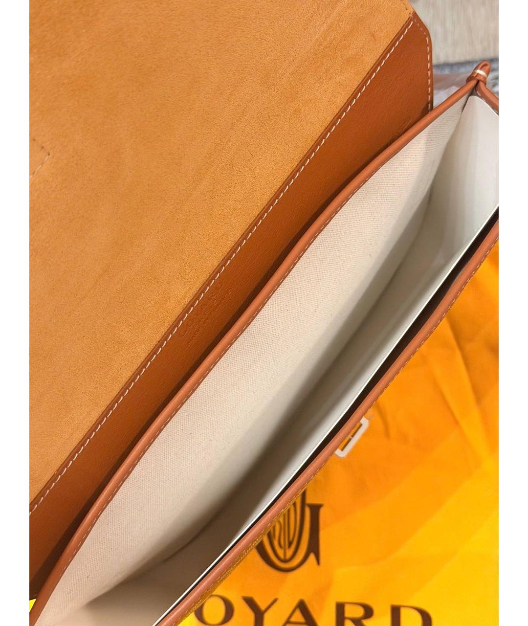 GOYARD Коричневая сумка на плечо, фото 4