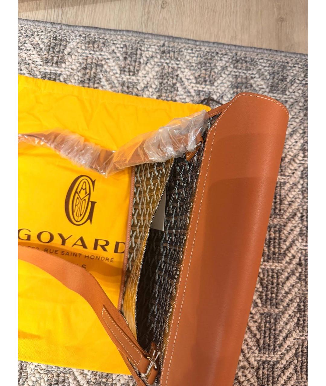 GOYARD Коричневая сумка на плечо, фото 2