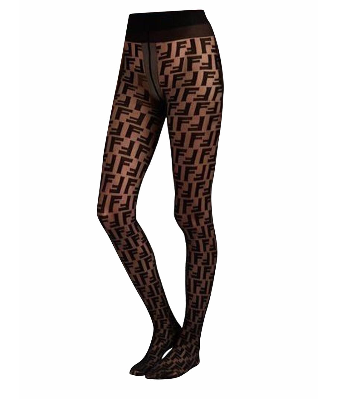 FENDI Черные носки, чулки и колготы, фото 1