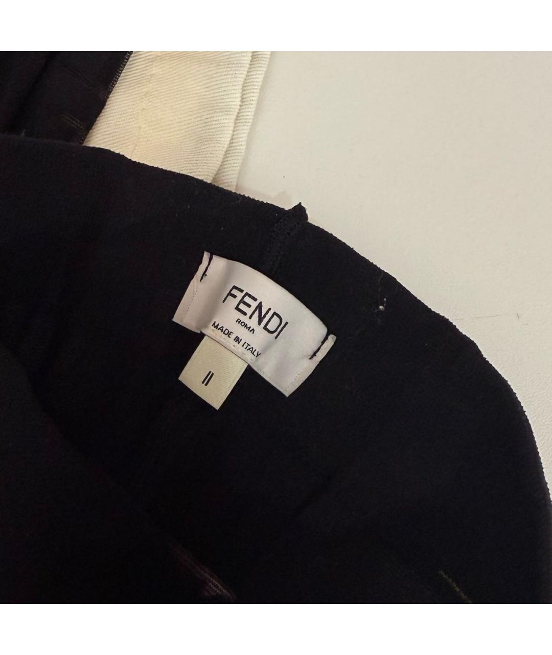 FENDI Черные носки, чулки и колготы, фото 3