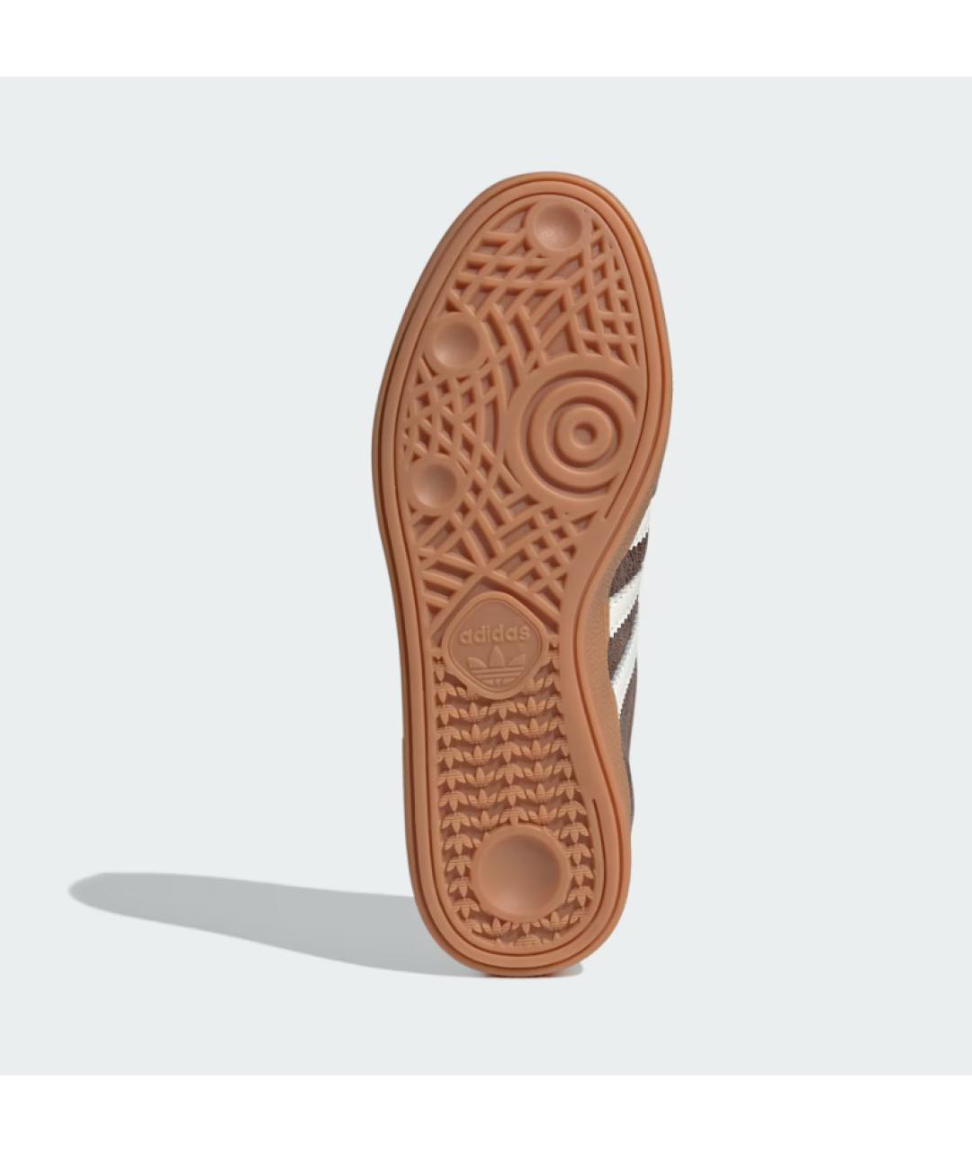 ADIDAS Коричневые замшевые кроссовки, фото 3