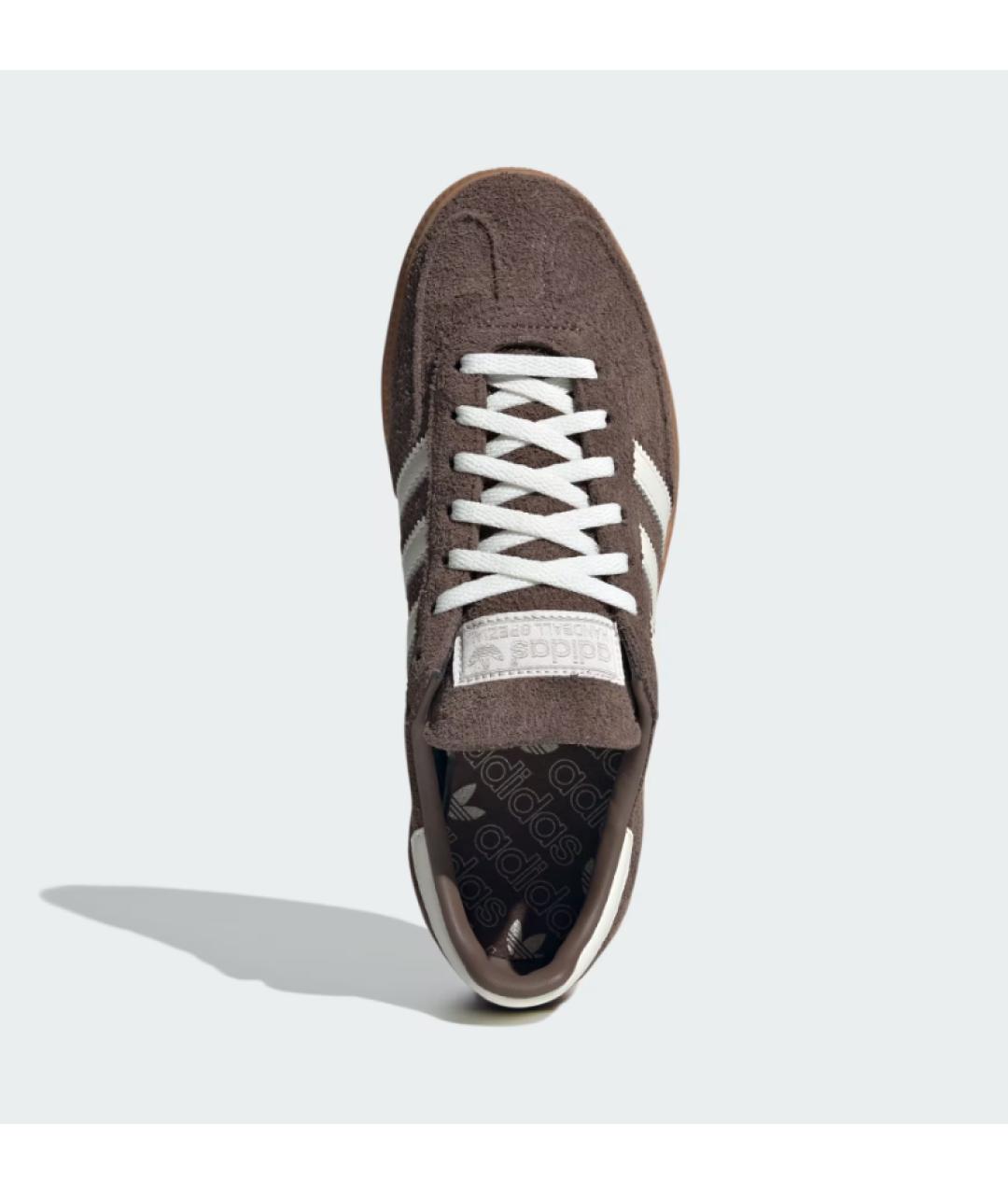 ADIDAS Коричневые замшевые кроссовки, фото 2