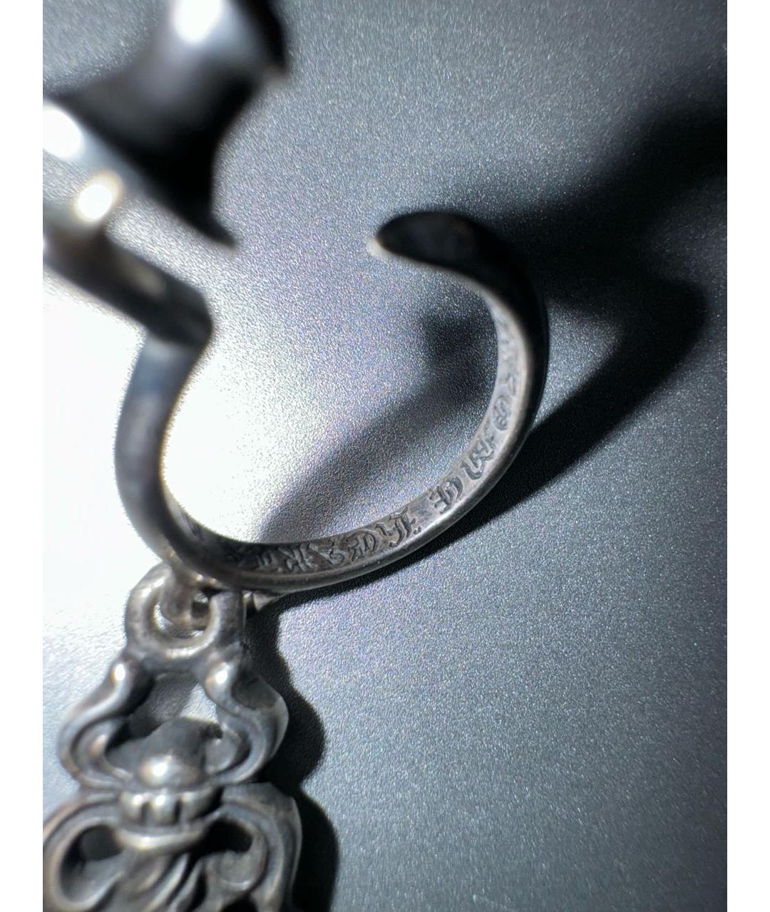 CHROME HEARTS Серебряные серебряные серьги, фото 4