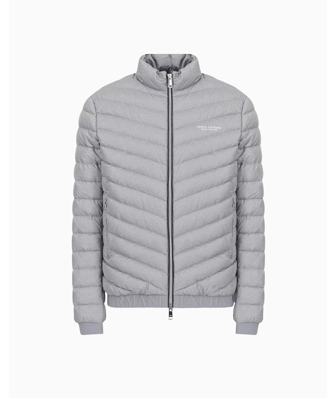ARMANI EXCHANGE Серая полиамидовая куртка, фото 7