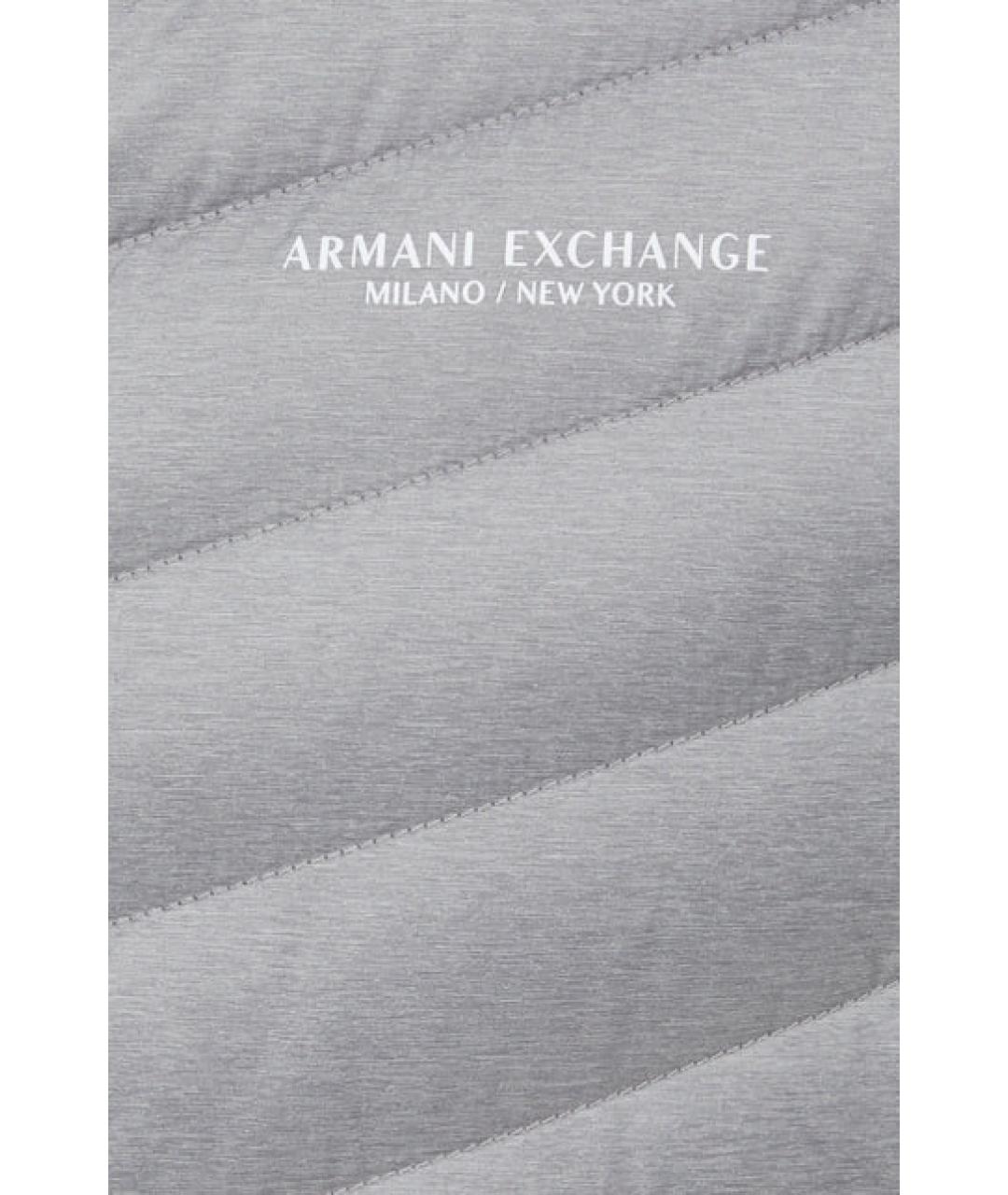 ARMANI EXCHANGE Серая полиамидовая куртка, фото 6