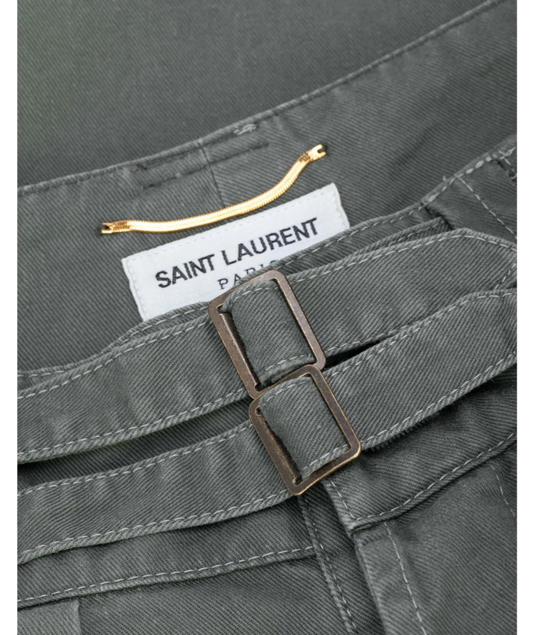 SAINT LAURENT Прямые брюки, фото 5