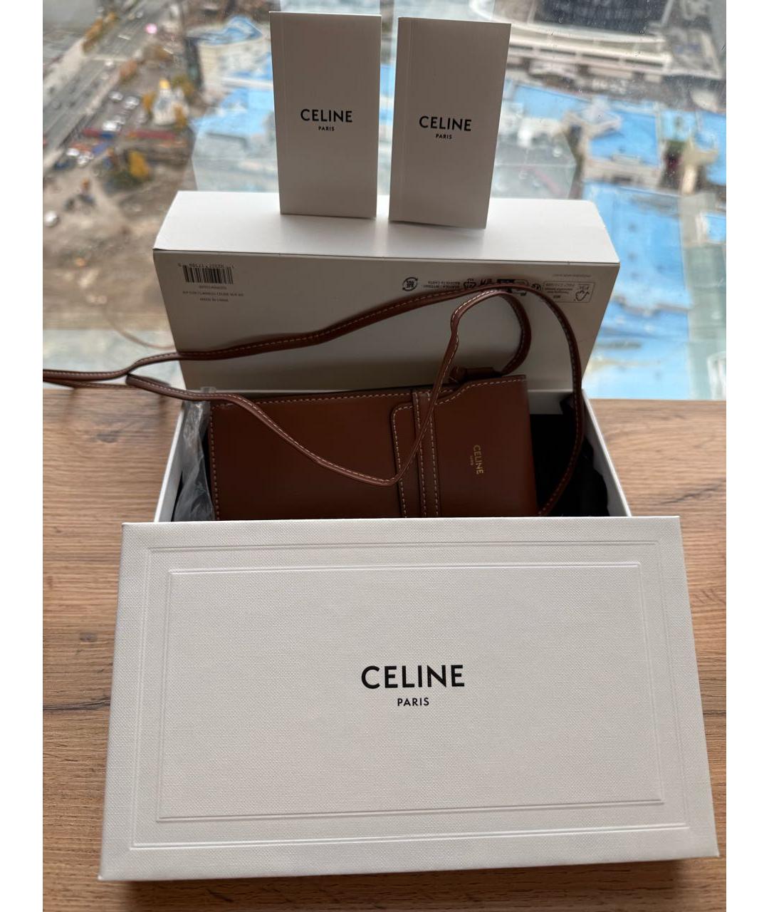 CELINE Золотые металлические солнцезащитные очки, фото 2