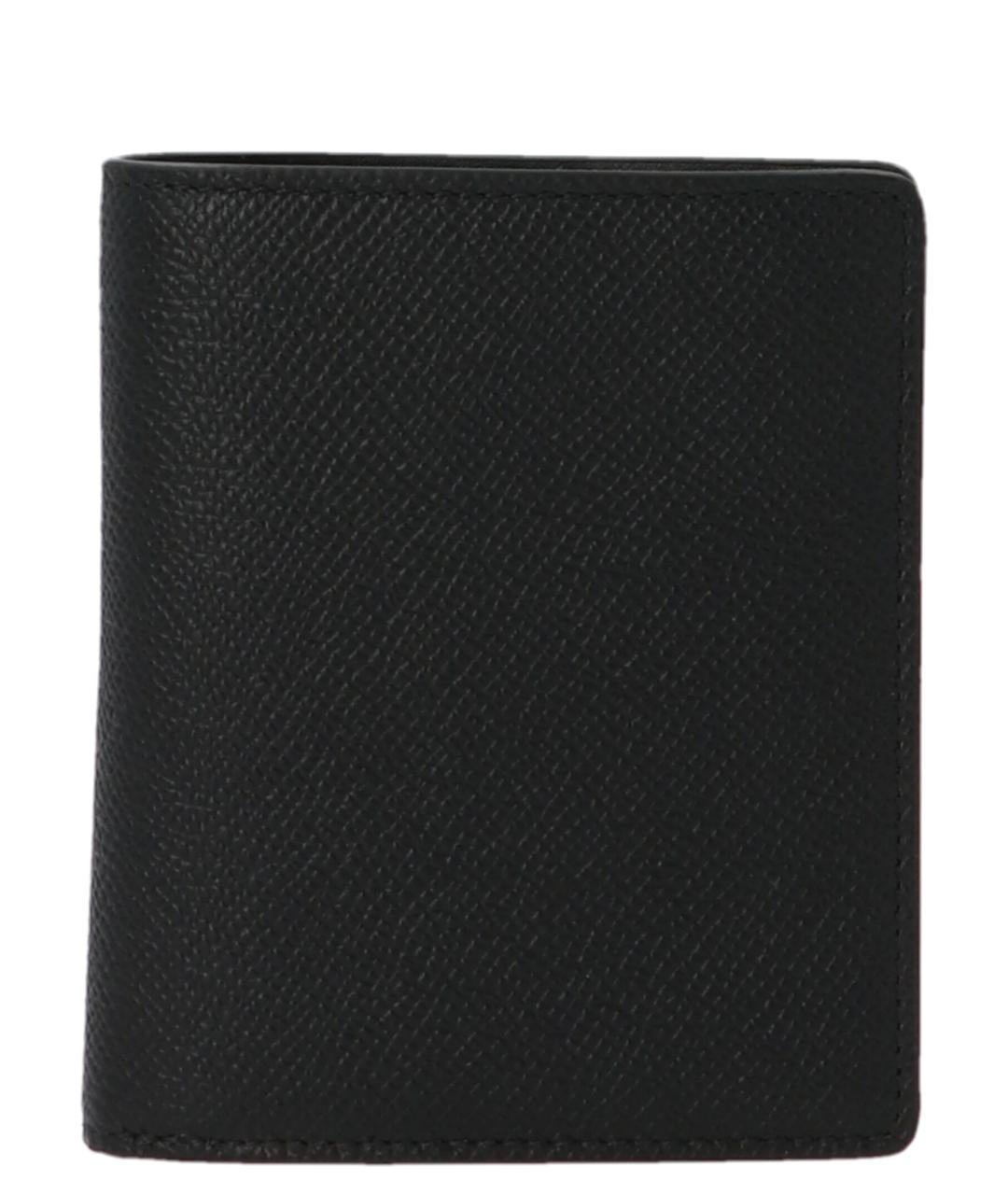 MAISON MARGIELA Черный кожаный кошелек, фото 1