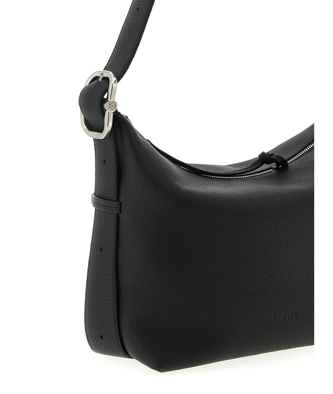 LOEWE Черная кожаная сумка на плечо, фото 3