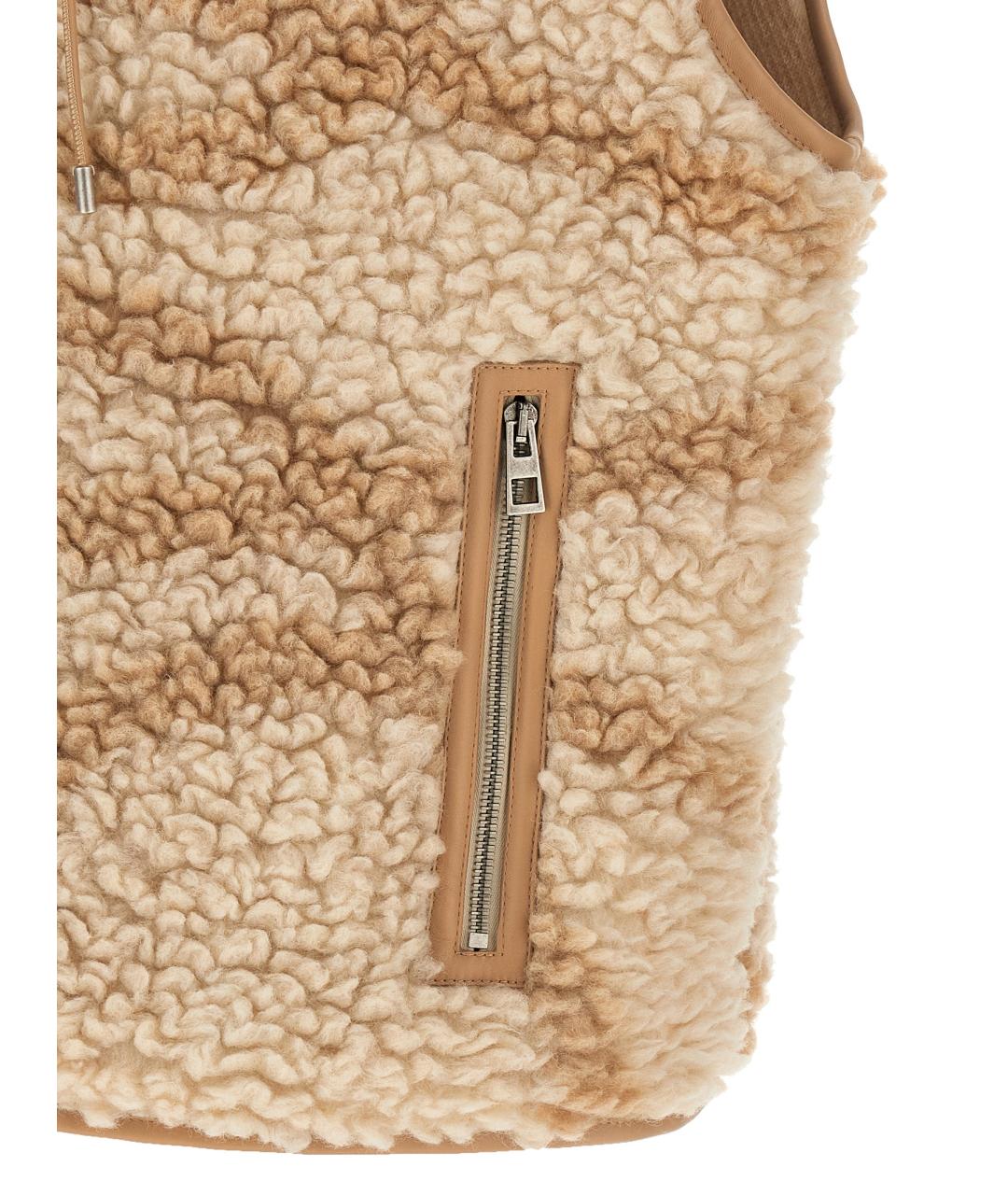 LOEWE Бежевая жилетка, фото 4