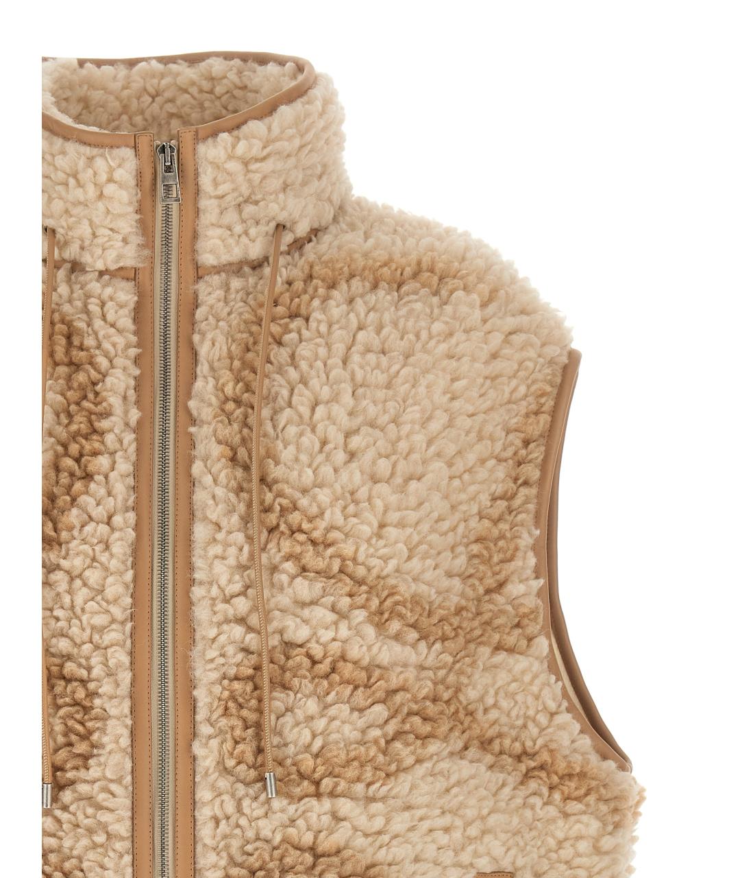 LOEWE Бежевая жилетка, фото 3