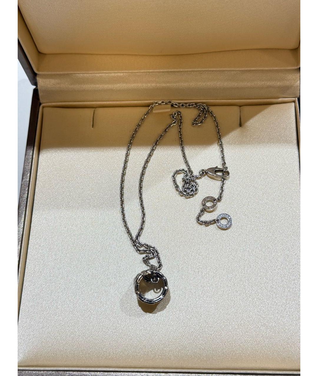 BVLGARI Серебряная подвеска из белого золота, фото 3