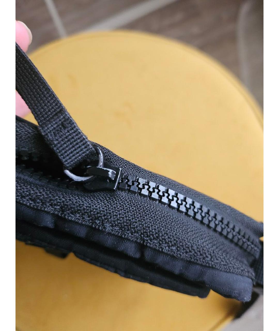 ACNE STUDIOS Черная тканевая сумка на плечо, фото 8