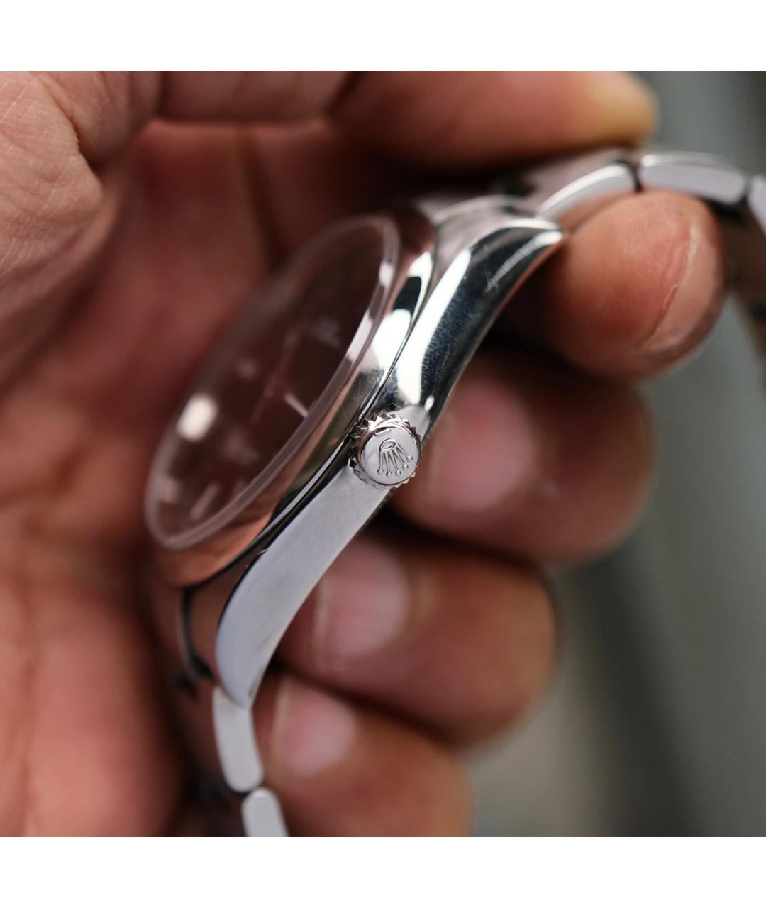 ROLEX Синие металлические часы, фото 4