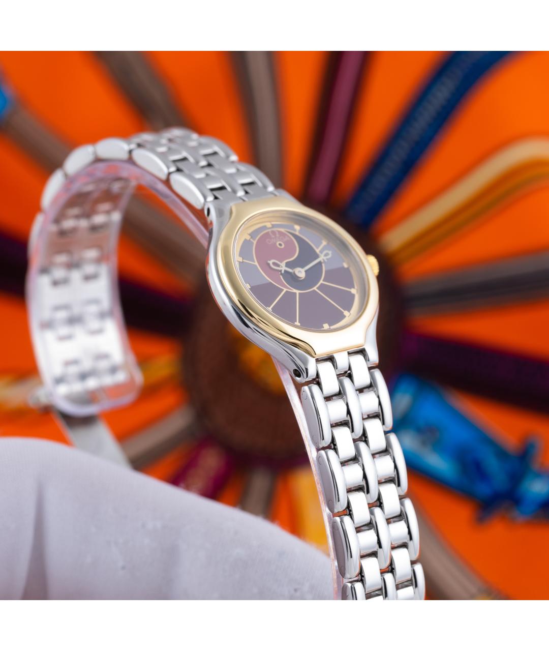 OMEGA Серебряные часы из желтого золота, фото 6