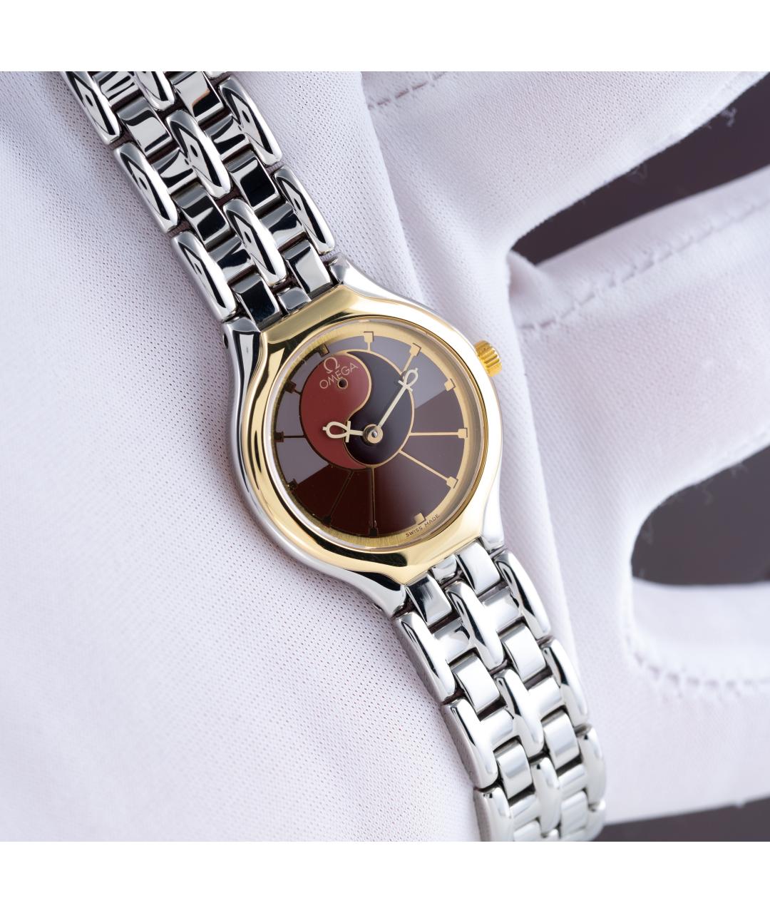 OMEGA Серебряные часы из желтого золота, фото 10