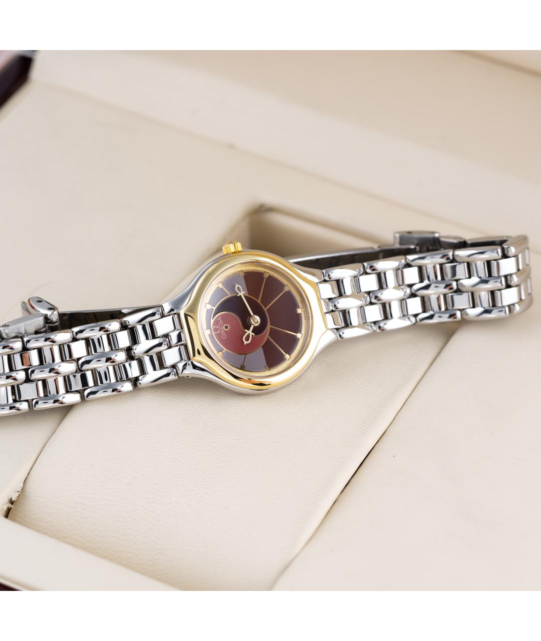 OMEGA Серебряные часы из желтого золота, фото 4