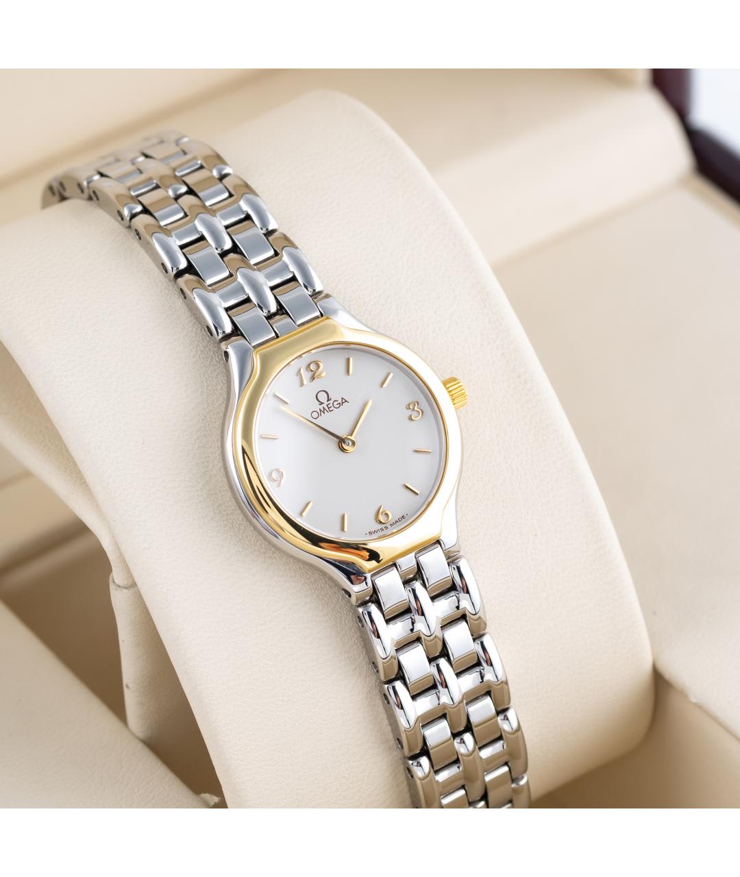 OMEGA Серебряные часы из желтого золота, фото 10