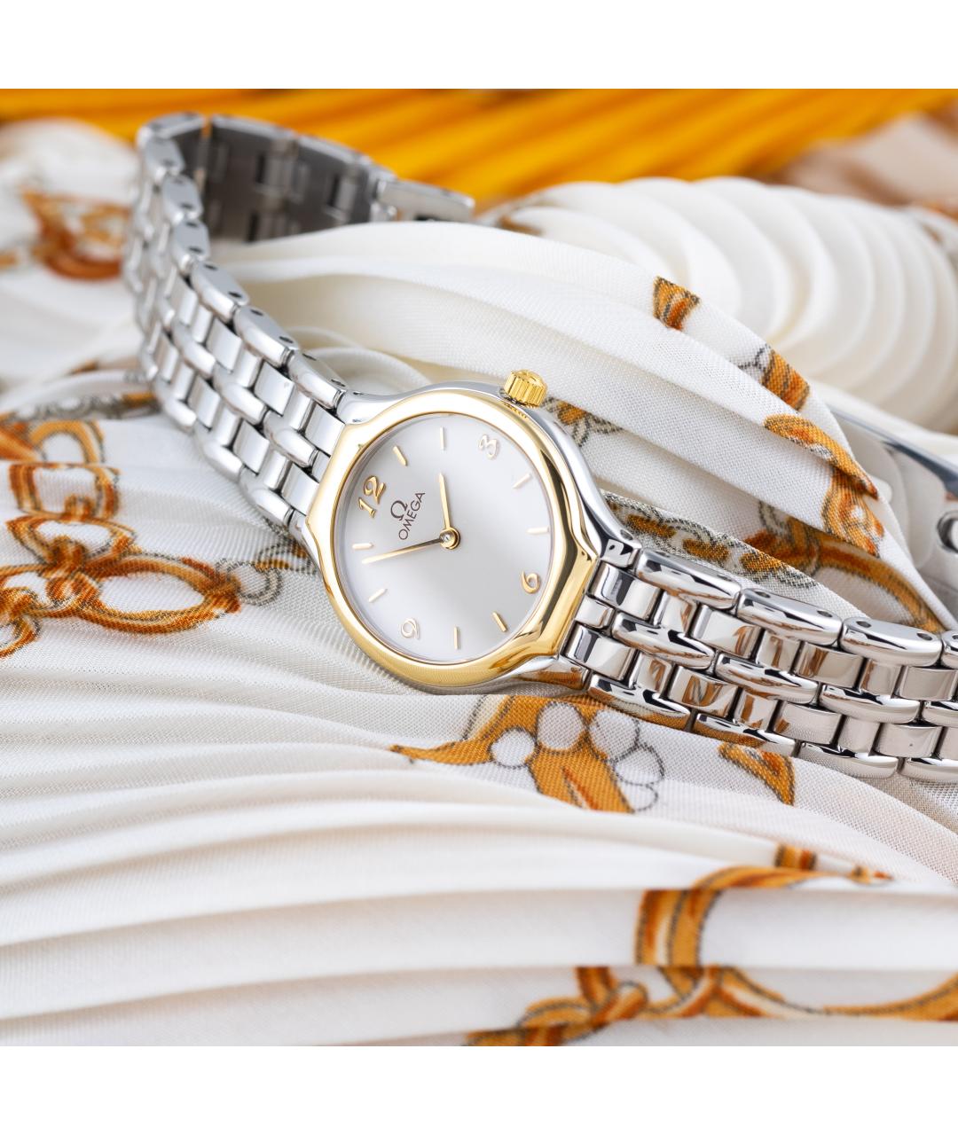 OMEGA Серебряные часы из желтого золота, фото 6