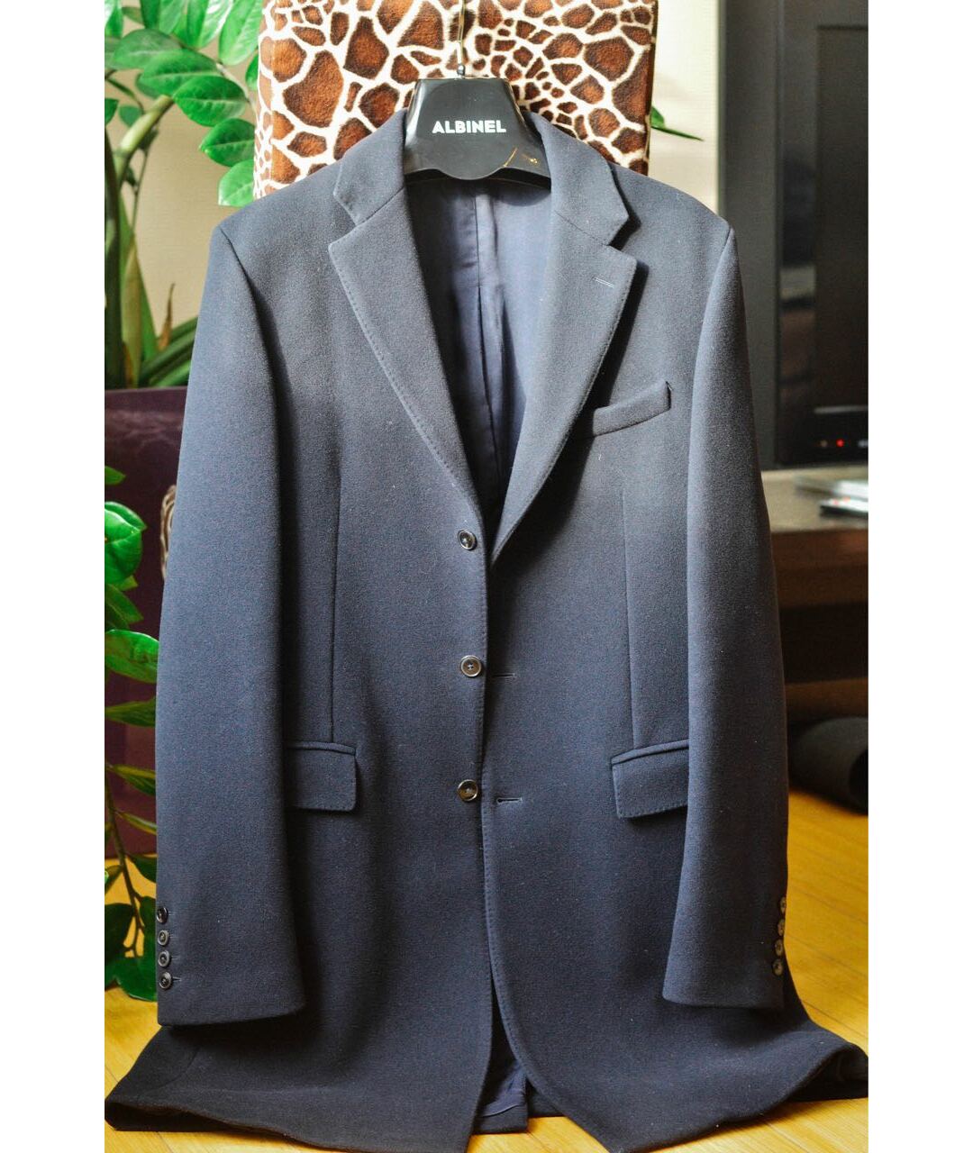 DONDUP Темно-синее шерстяное пальто, фото 7