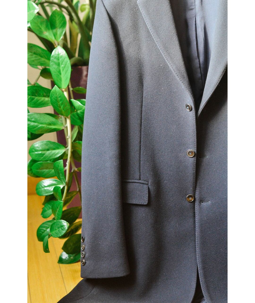 DONDUP Темно-синее шерстяное пальто, фото 2