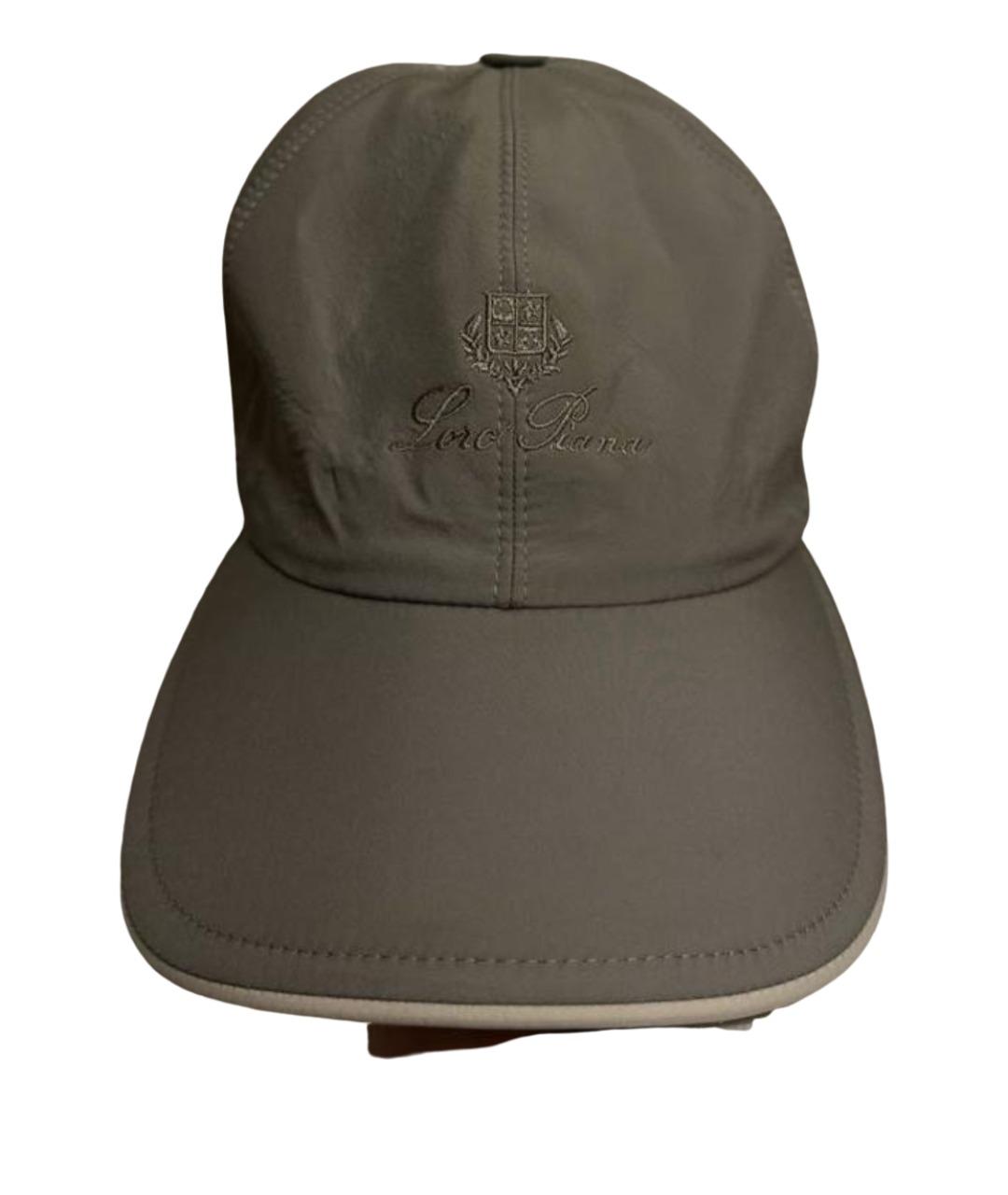 LORO PIANA Бежевая кепка/бейсболка, фото 1