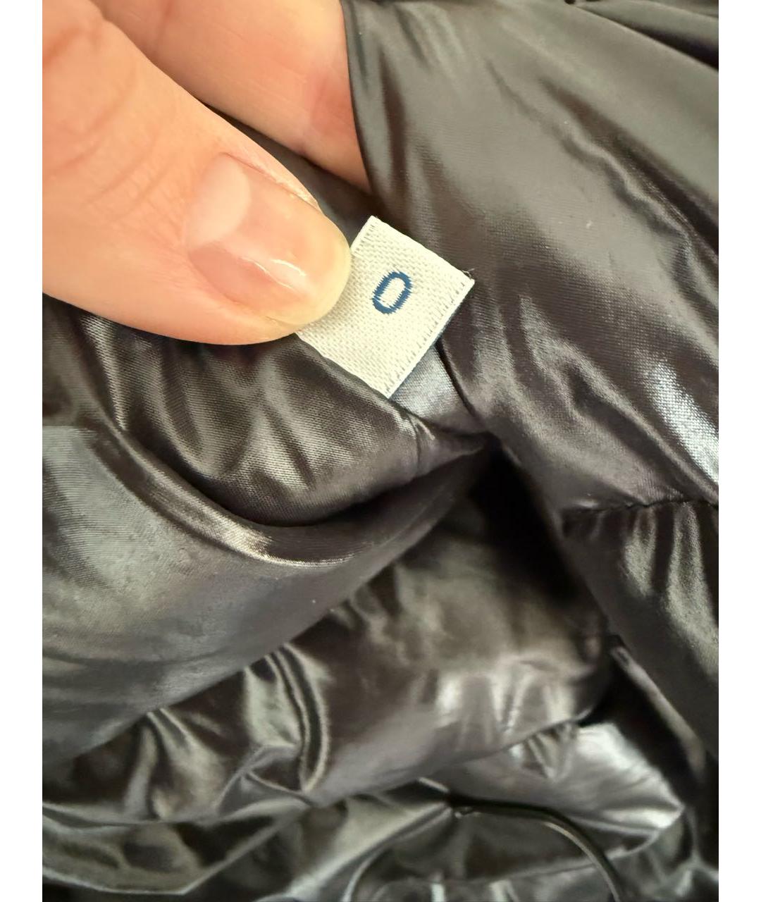 MONCLER Черная полиамидовая парка, фото 7