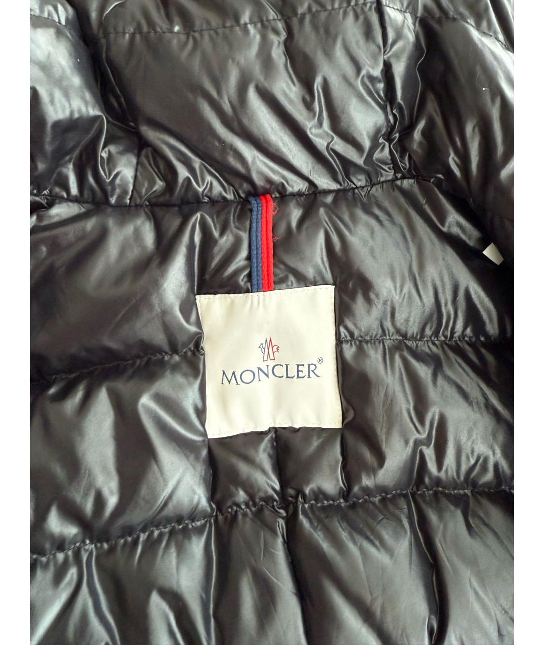MONCLER Черная полиамидовая парка, фото 3
