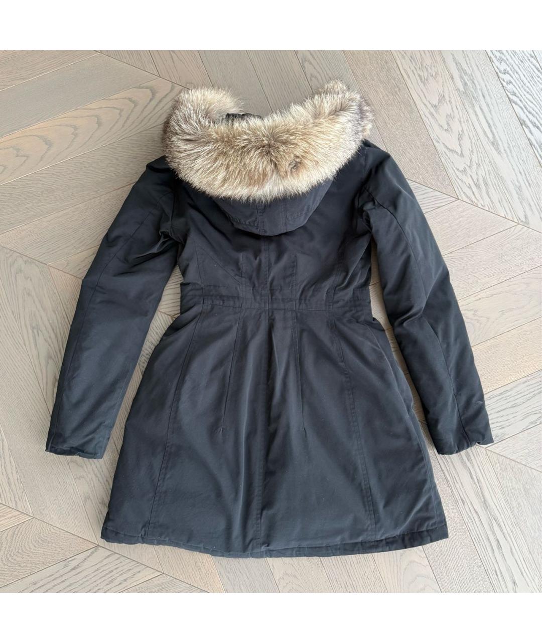 MONCLER Черная полиамидовая парка, фото 2