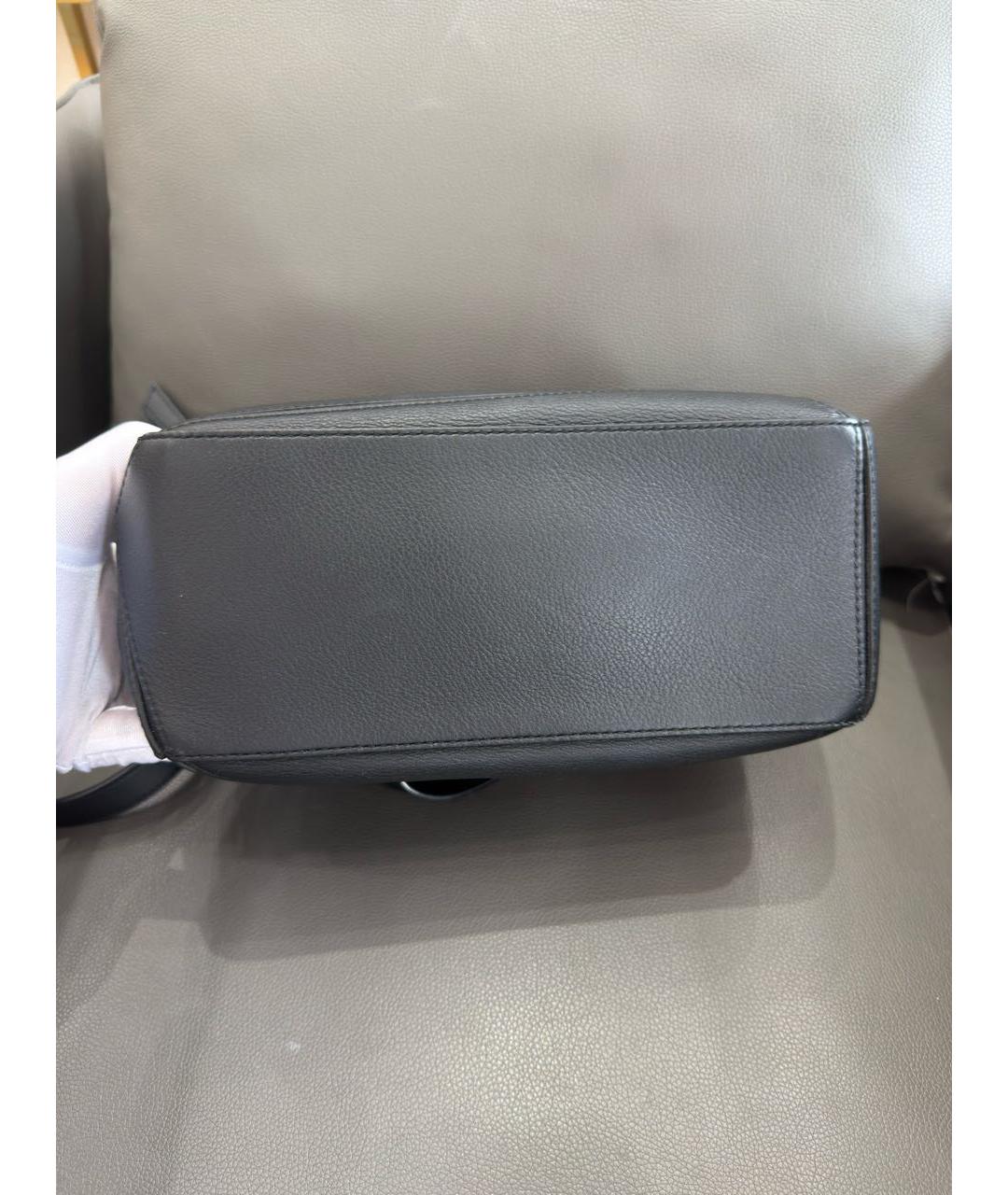 LOEWE Черная кожаная сумка через плечо, фото 5
