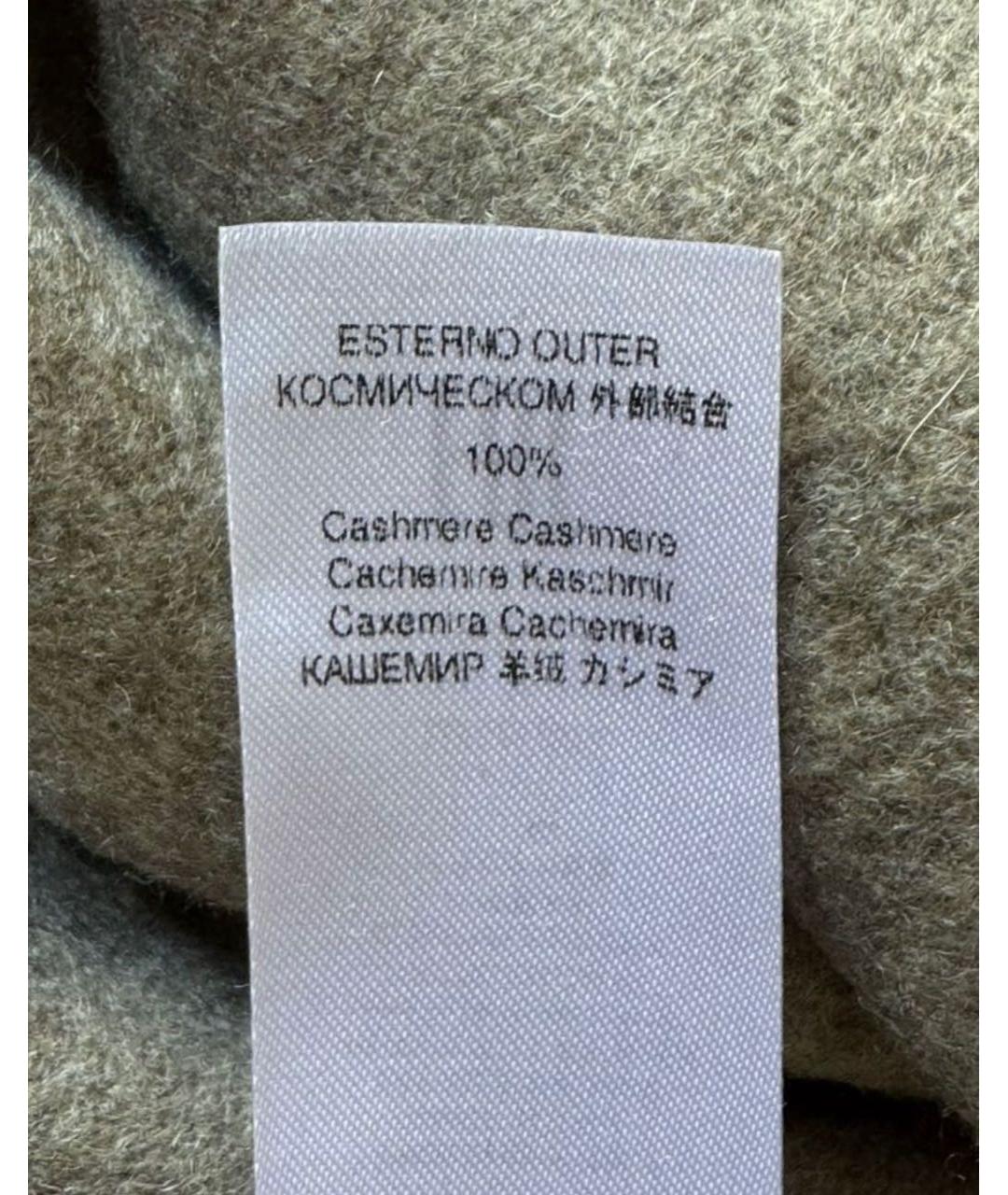 MALO Бежевое кашемировое пальто, фото 5