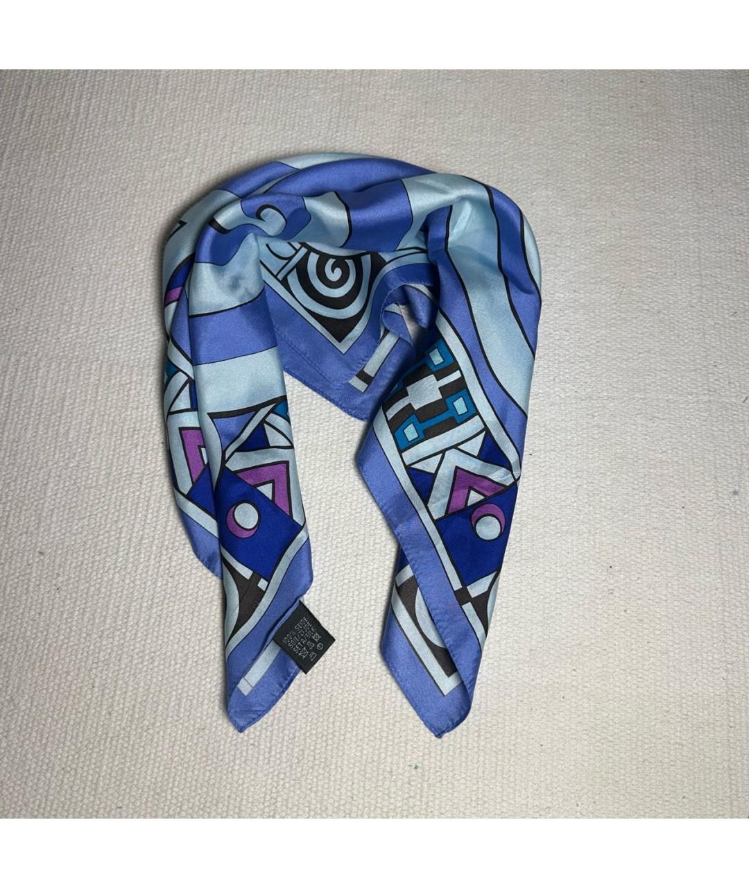 Frey Wille Голубой шелковый платок, фото 2