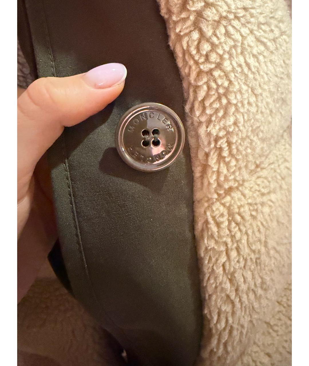 MONCLER Бежевый пуховик, фото 4
