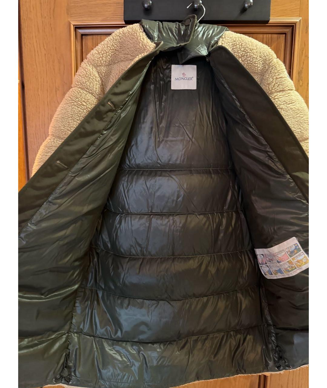 MONCLER Бежевый пуховик, фото 3