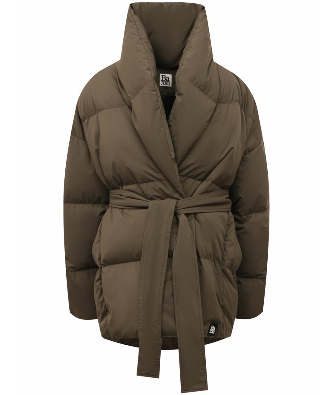 BACON Горчичная полиэстеровая куртка, фото 1