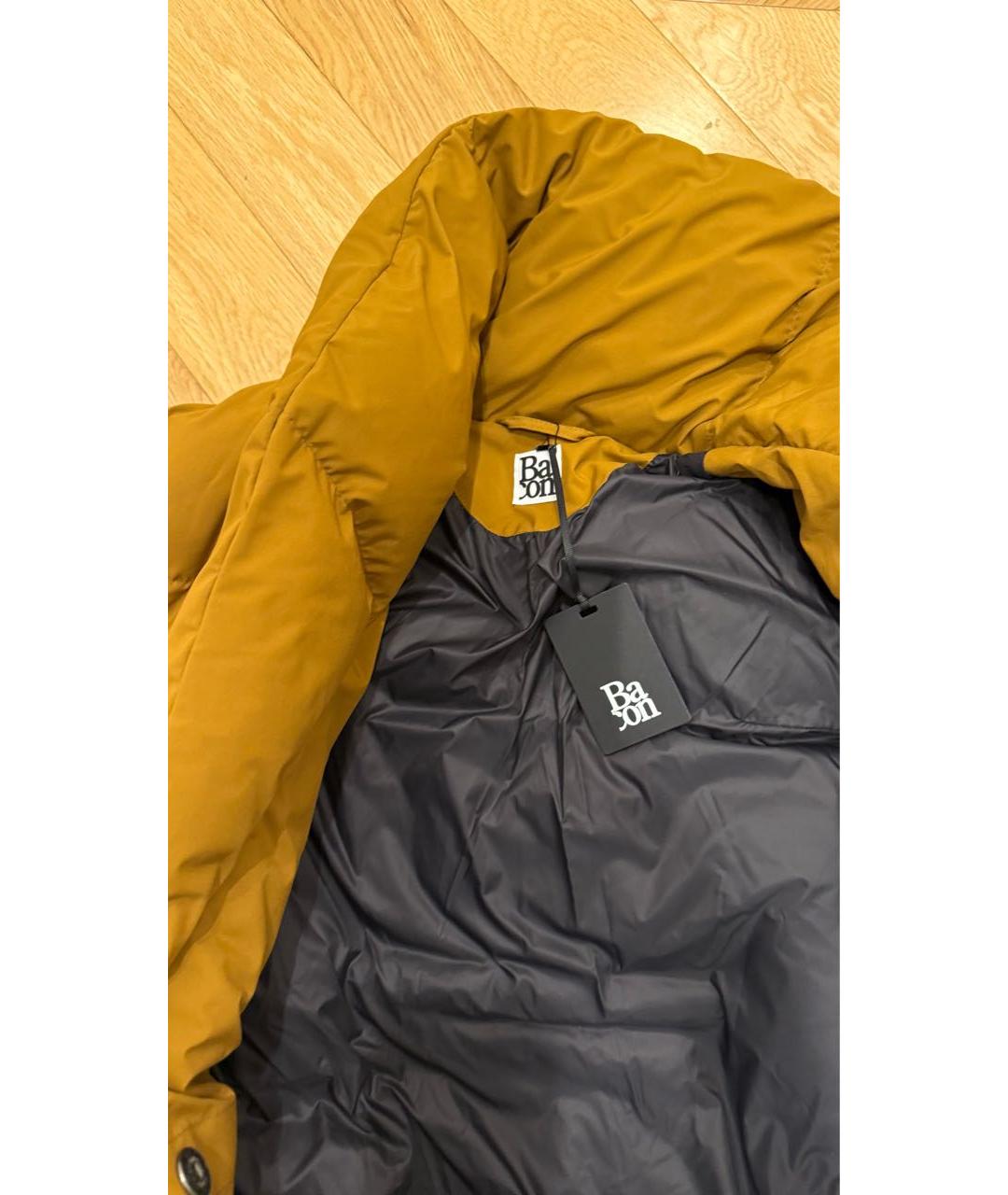 BACON Горчичная полиэстеровая куртка, фото 4