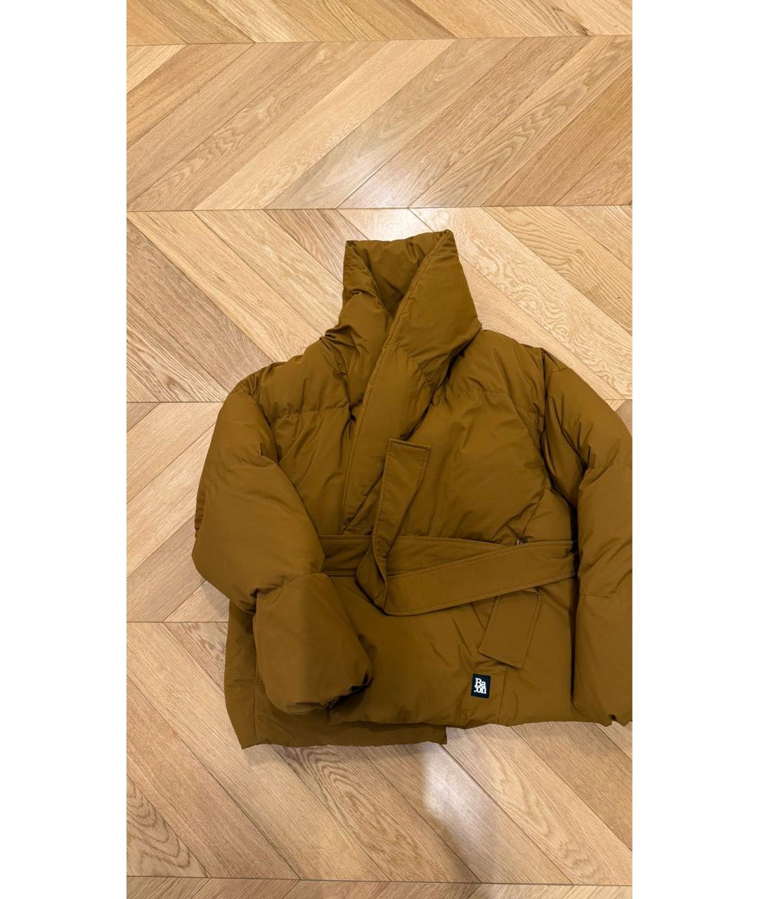 BACON Горчичная полиэстеровая куртка, фото 5