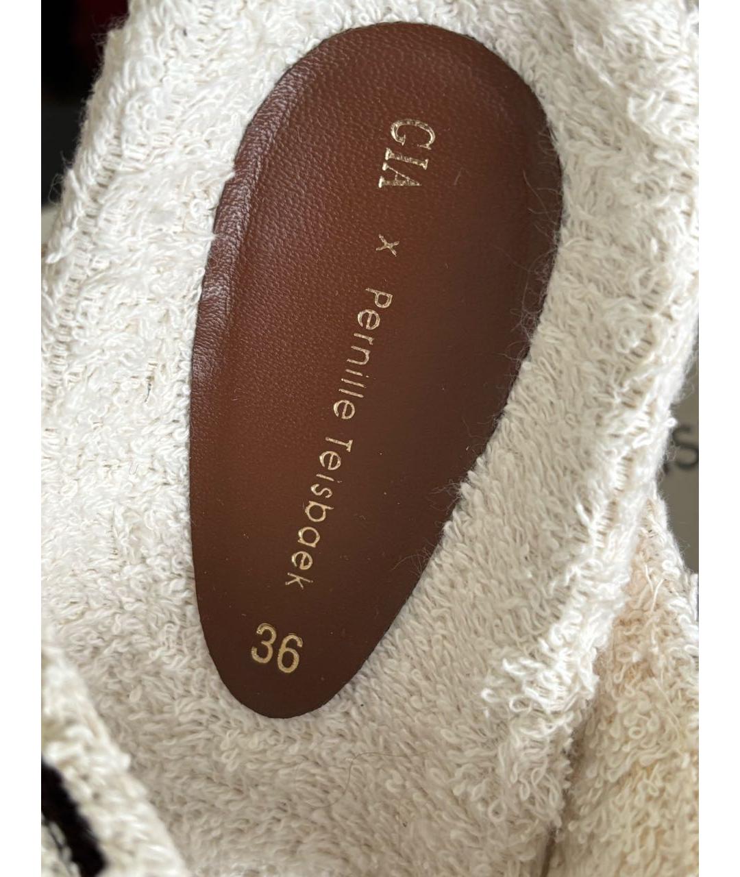 GIABORGHINI Коричневые кожаные сандалии, фото 6