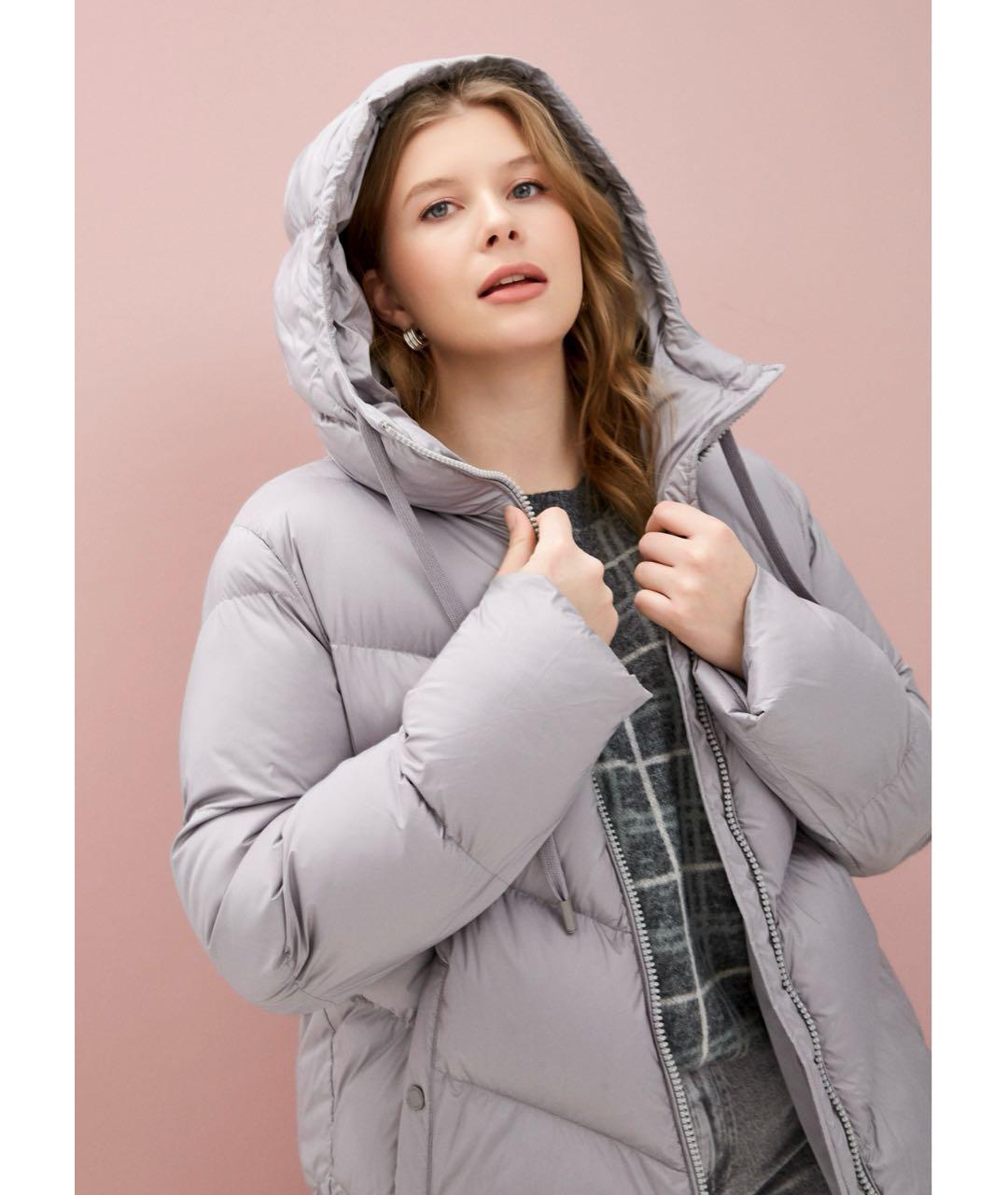 MAX MARA Серая полиэстеровая куртка, фото 6