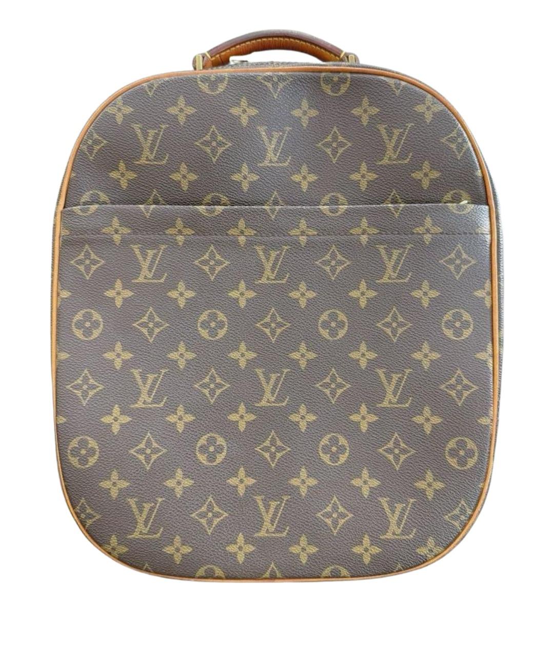 LOUIS VUITTON Коричневая кожаная сумка через плечо, фото 1