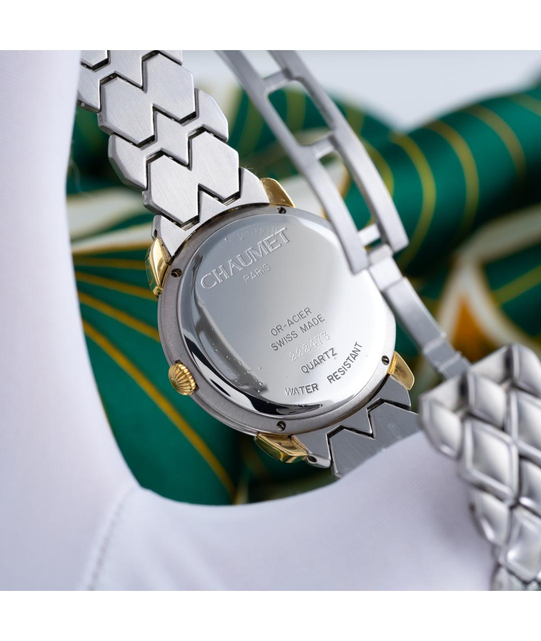 CHAUMET Белые металлические часы, фото 4