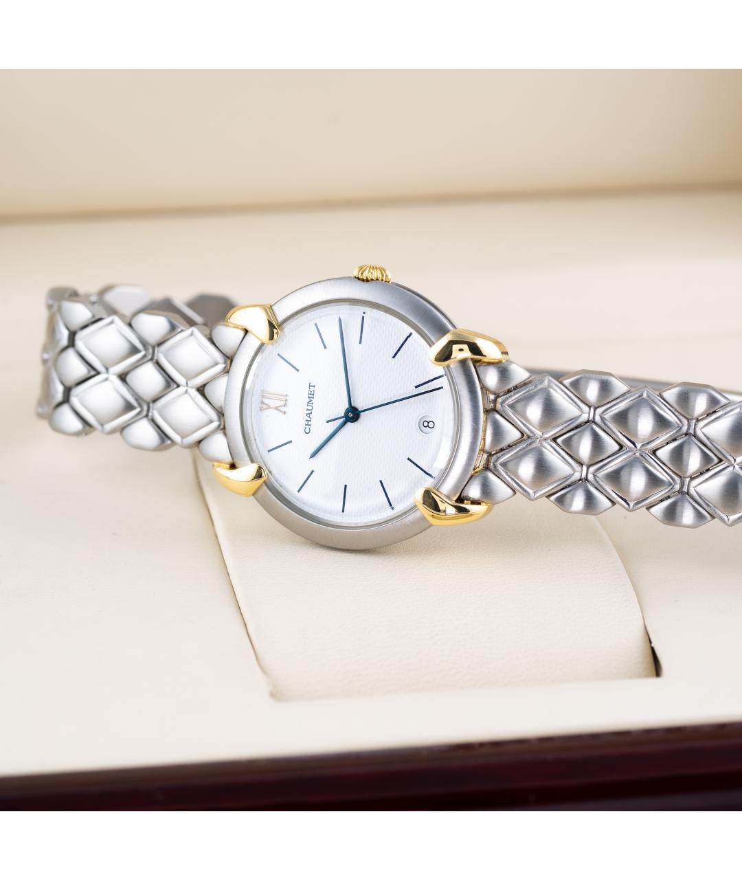 CHAUMET Белые металлические часы, фото 6