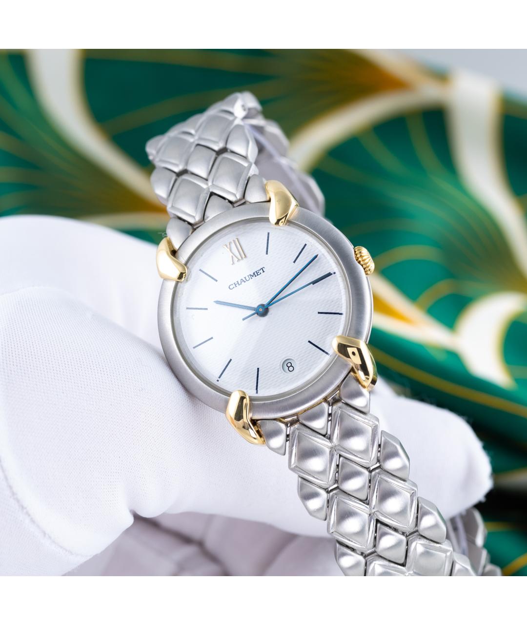 CHAUMET Белые металлические часы, фото 8