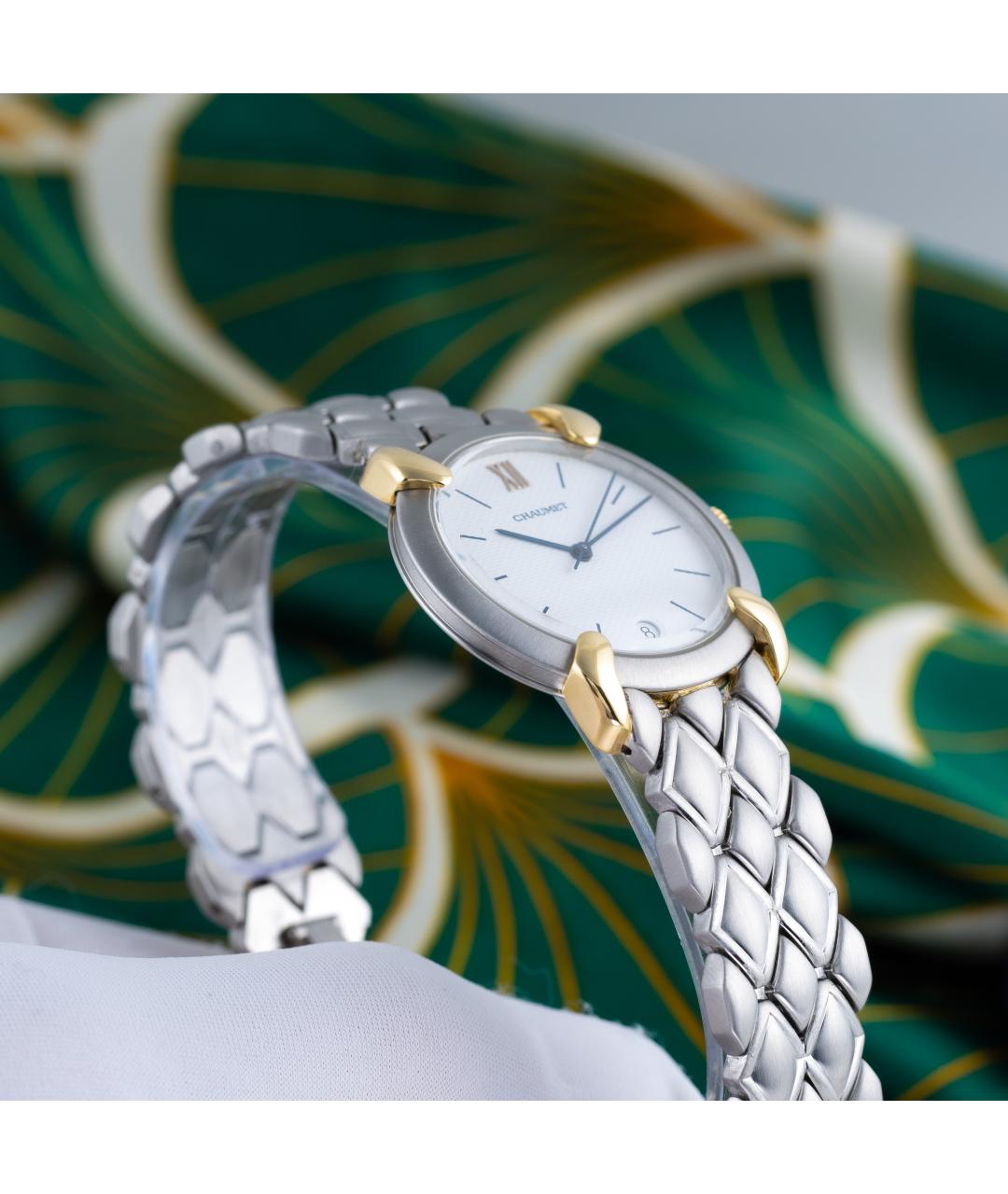 CHAUMET Белые металлические часы, фото 7